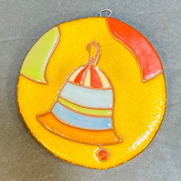 Set Of 3 VINTAGE DEPARTMENT 56 Hand Painted Red Clay Ornaments Retired RARE - Picture 3 of 9